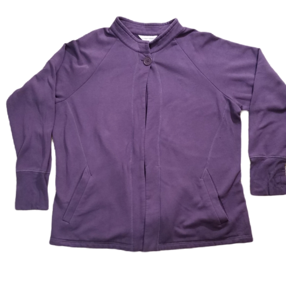 Christopher Banks Cape Cardigan XL Purple